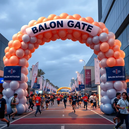 Tips Desain Balon Gate Promosi agar Logo Terbaca Jelas
