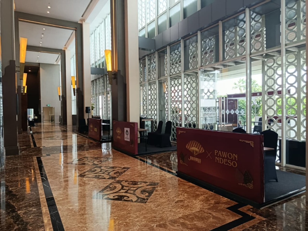 Entrance Booth Registrasi Foyer Hotel Mewah - Yogyakarta